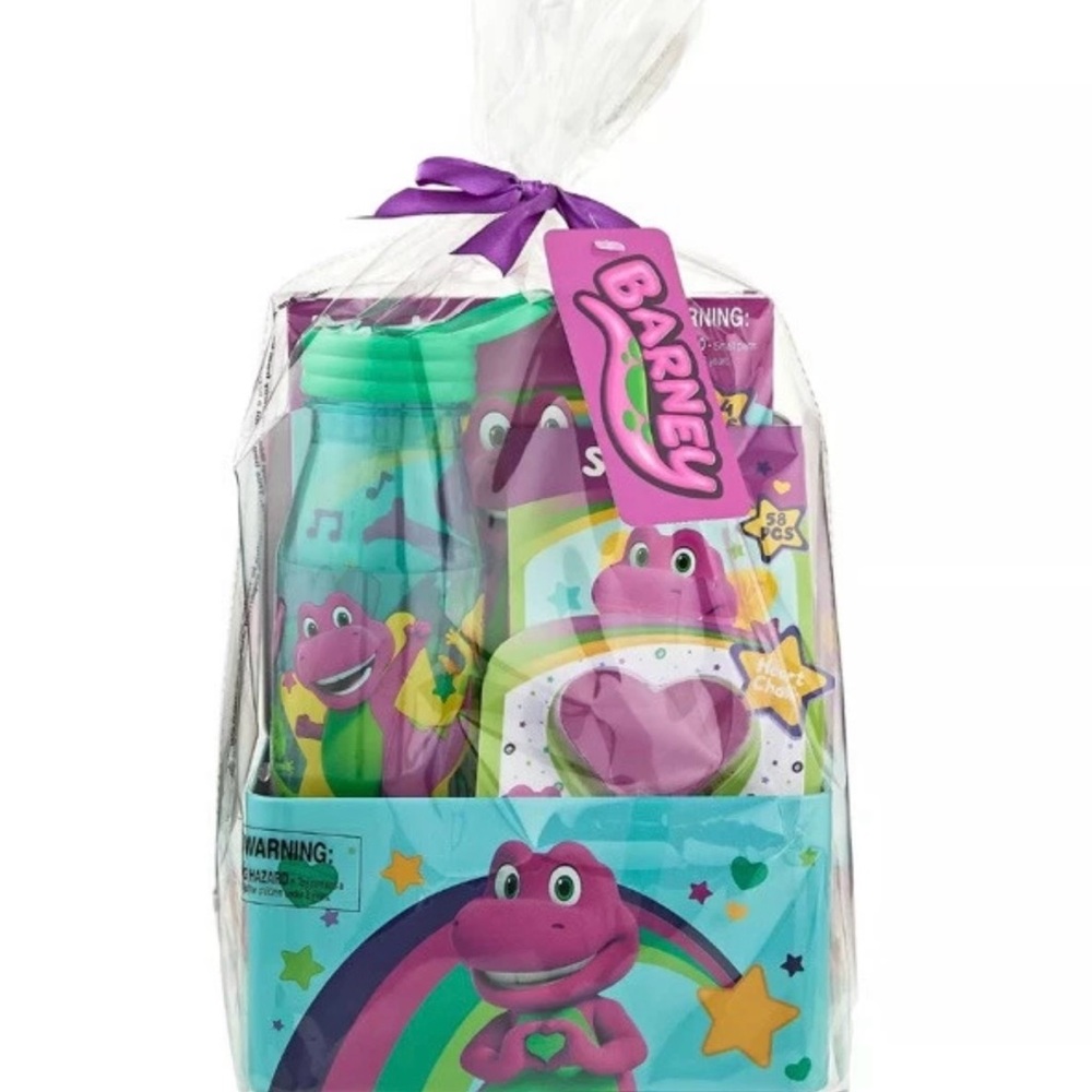 Barney Gift Set with Bottle and Accessories